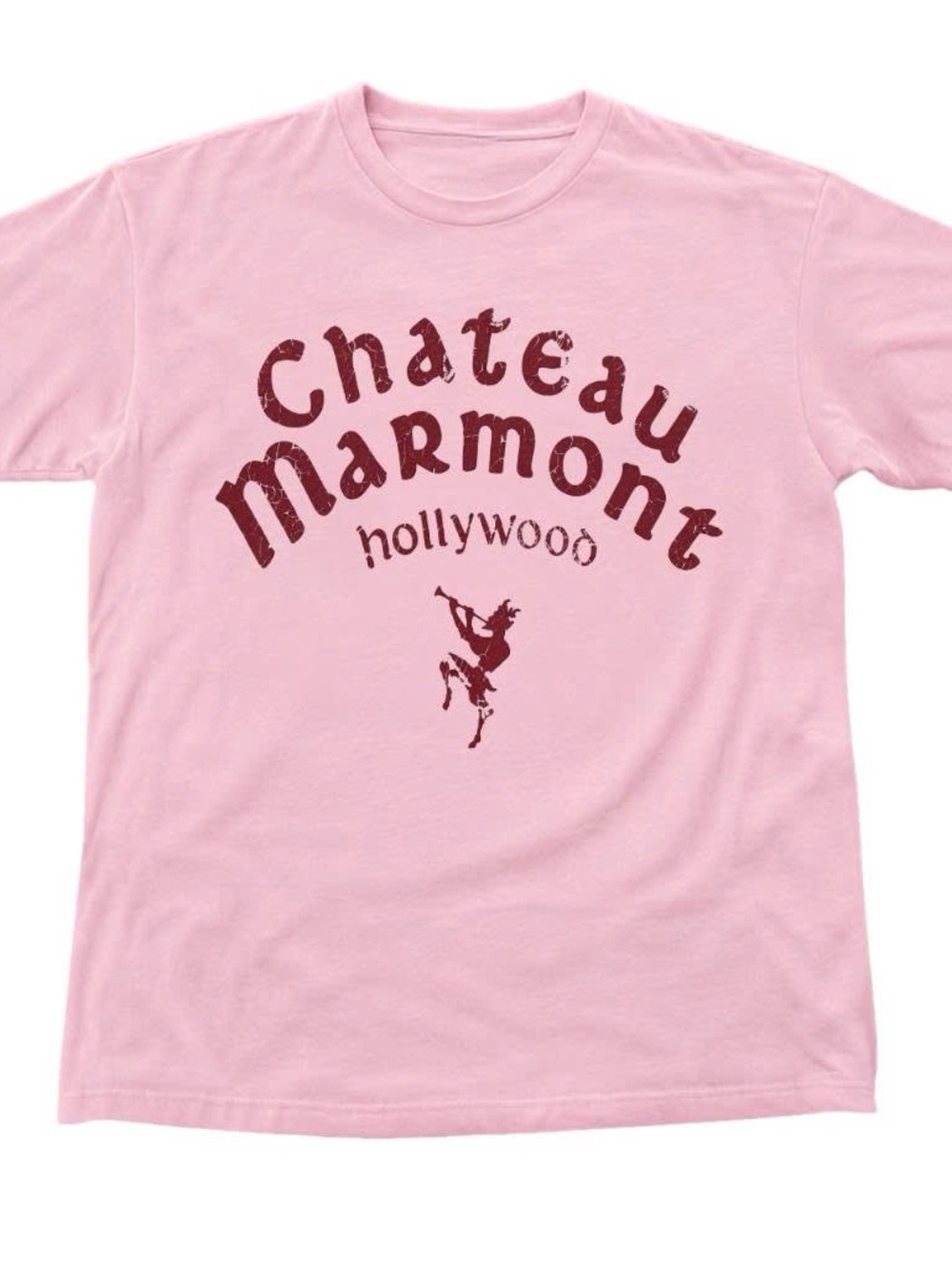 Gildan Chateau Marmont Pink Graphic Tee